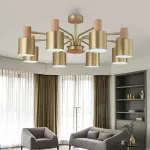 Потолочная люстра INGRID 8 metal