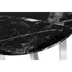 Столик журнальный черный (искусственный мрамор) 33FS-ET2029-BS от ImperiumLoft