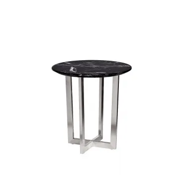 Столик журнальный черный (искусственный мрамор) 33FS-ET2029-BS