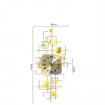 Дизайнерский настенный декор часы LaLume-KKK00375 от ImperiumLoft