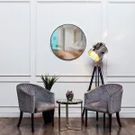 Столик журнальный с прозрачным стеклом (цвет хром) 47ED-ET031 от ImperiumLoft