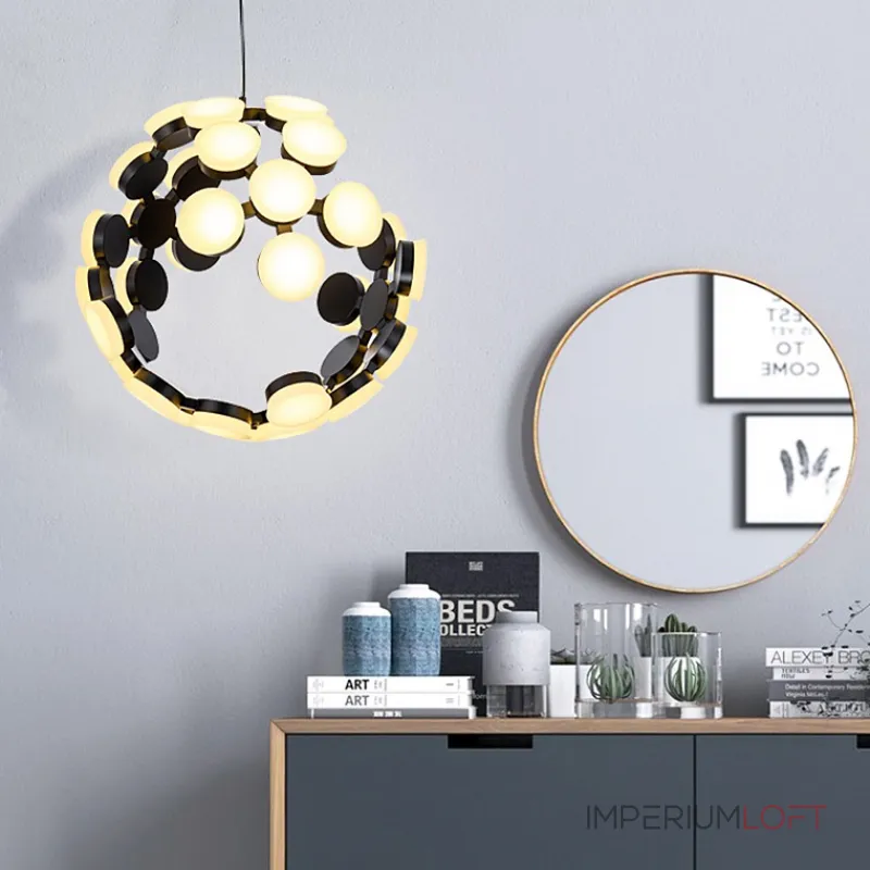 Подвесная люстра LUNA Черный от ImperiumLoft