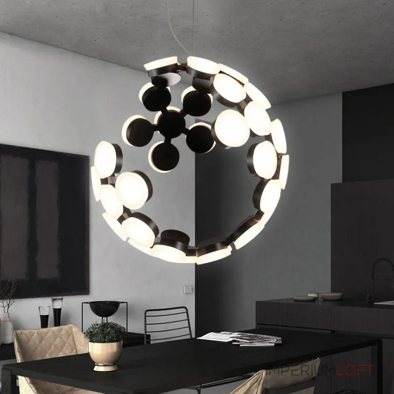 Подвесная люстра LUNA Черный от ImperiumLoft