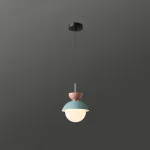 Подвесной светильник POMPON Черный - Голубой от ImperiumLoft
