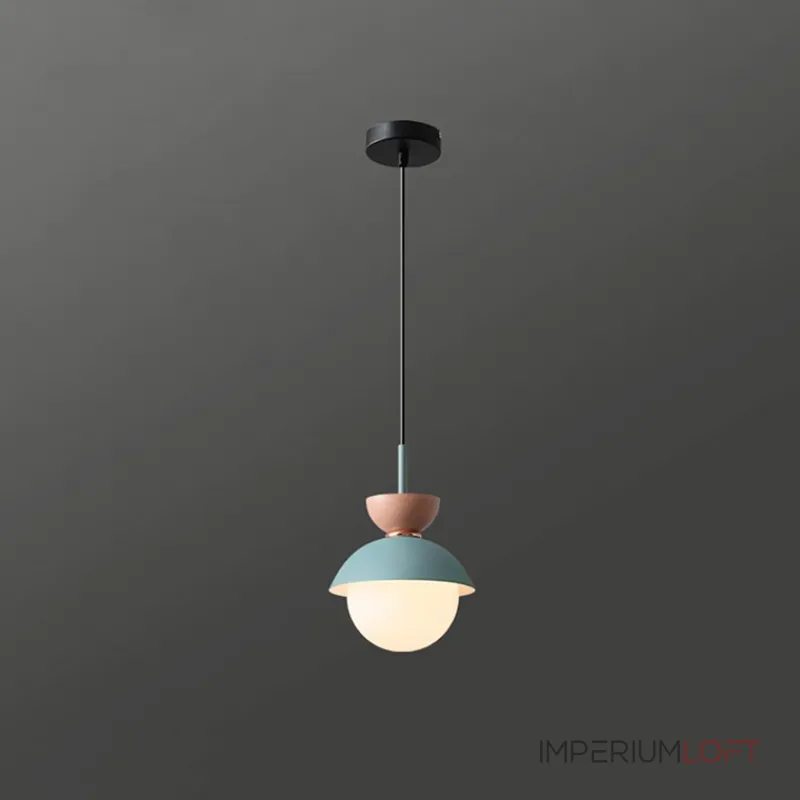 Подвесной светильник POMPON Черный - Голубой от ImperiumLoft Подвесной светильник POMPON Черный - Голубой от ImperiumLoft