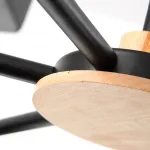 Люстра на штанге GEOMETRIC CH 3 черная