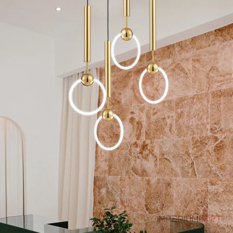Подвесной светильник RING S D20 Золото от ImperiumLoft
