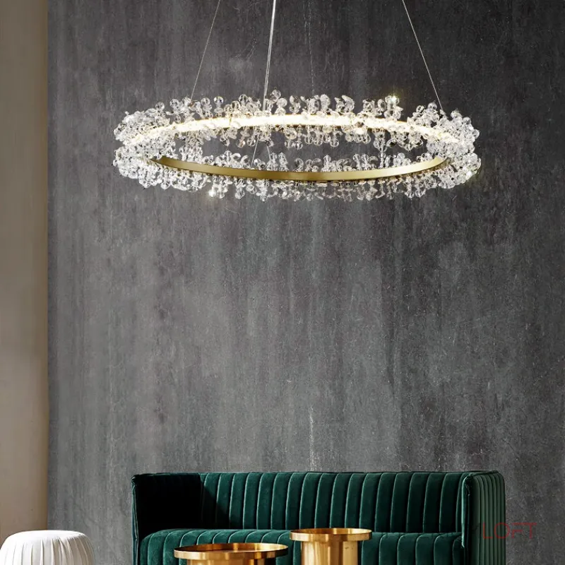 Подвесная люстра THERA D100 Gold от ImperiumLoft