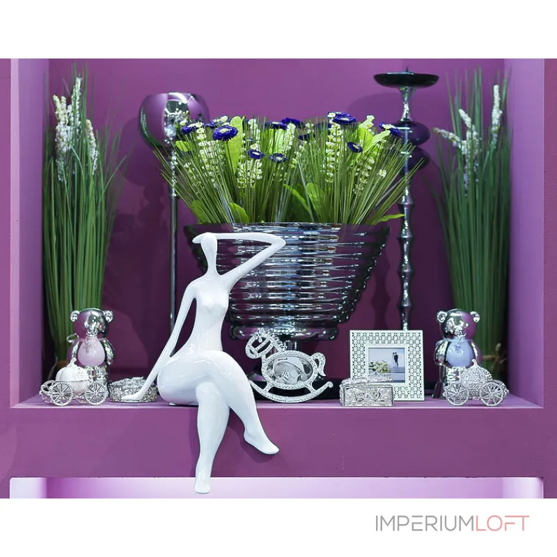 Статуэтка Женщина (белая) C8640белая от ImperiumLoft