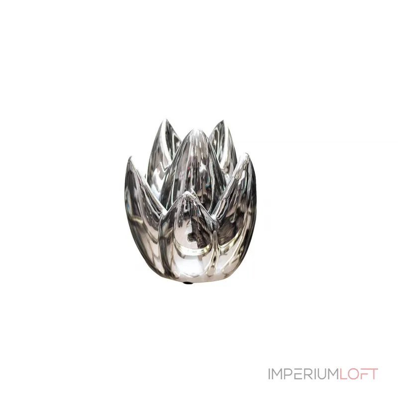 Подсвечник керамический серебристый 10K8152C от ImperiumLoft Подсвечник керамический серебристый 10K8152C от ImperiumLoft