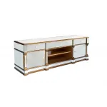 Тумба под телевизор с зеркальным фасадом KFC1153E7 от ImperiumLoft