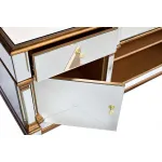 Тумба под телевизор с зеркальным фасадом KFC1153E7 от ImperiumLoft