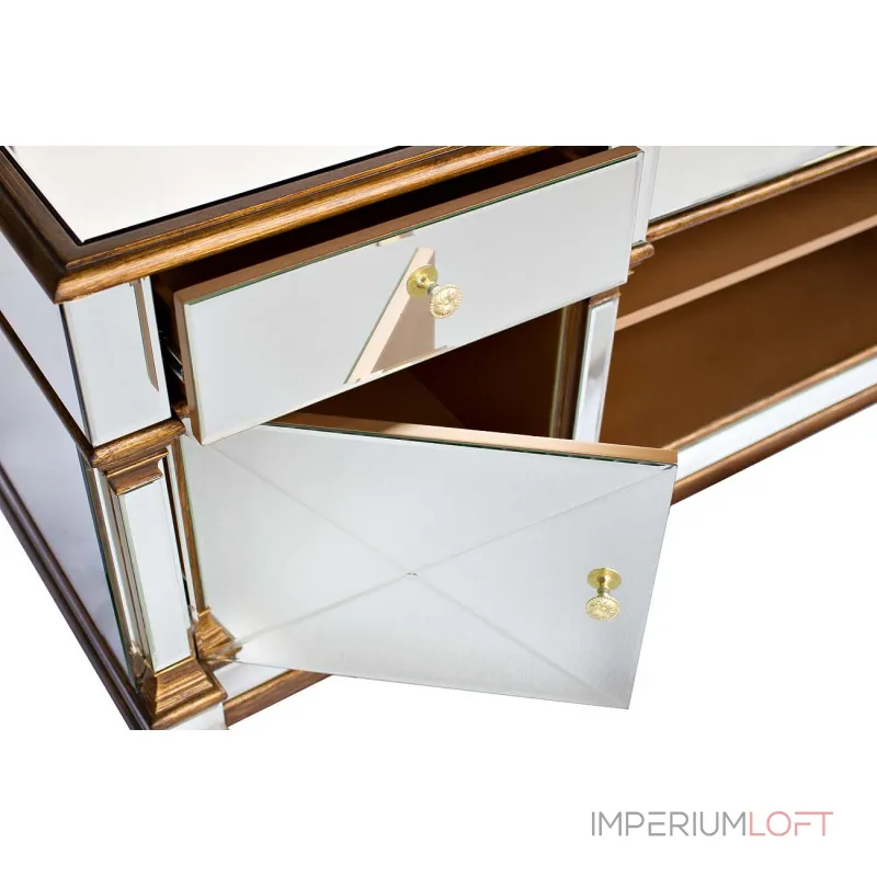 Тумба под телевизор с зеркальным фасадом KFC1153E7 от ImperiumLoft Тумба под телевизор с зеркальным фасадом KFC1153E7 от ImperiumLoft