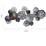 Дизайнерский настенный декор цветы LaLume-KKK00165 от ImperiumLoft