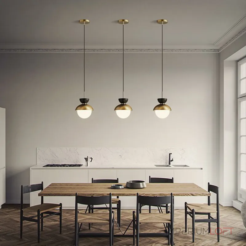 Подвесной светильник POMPON GOLD от ImperiumLoft