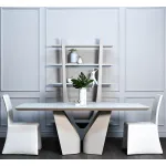 Стол обеденный Quadro белый 58DB-DT15873 от ImperiumLoft