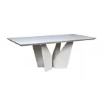 Стол обеденный Quadro белый 58DB-DT15873 от ImperiumLoft