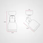 Потолочный светильник BONA от ImperiumLoft