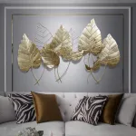 Дизайнерский настенный декор листья LaLume-KKK00158 от ImperiumLoft