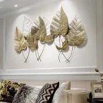 Дизайнерский настенный декор листья LaLume-KKK00158 от ImperiumLoft