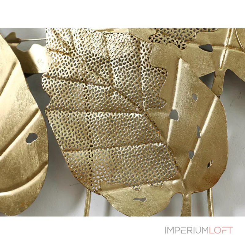 Дизайнерский настенный декор листья LaLume-KKK00158 от ImperiumLoft