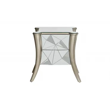 Тумбочка зеркальная с ящиками KFC662 Тумбочка зеркальная с ящиками KFC662