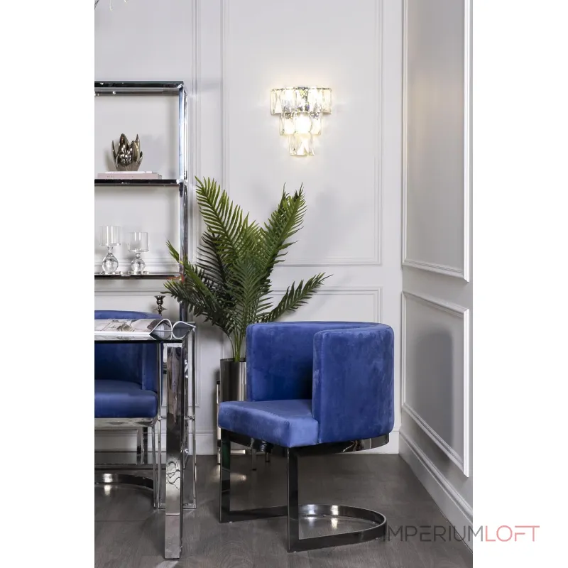 Бра со стеклянными кристаллами прямоугольно формы 62GDG-B212 от ImperiumLoft Бра со стеклянными кристаллами прямоугольно формы 62GDG-B212 от ImperiumLoft