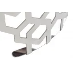 Круглый журнальный столик серебряный 13RXET8011-SILVER от ImperiumLoft