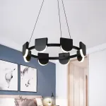 Подвесная люстра CANTO 8 D59 Black от ImperiumLoft