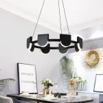 Подвесная люстра CANTO 8 D59 Black от ImperiumLoft
