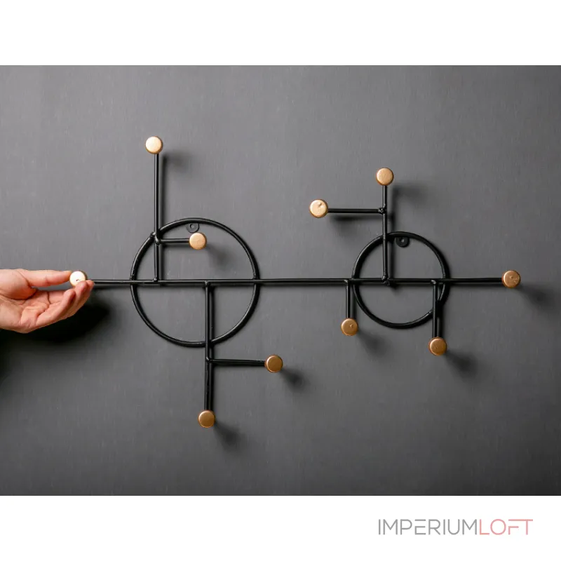 Дизайнерская вешалка в прихожую LaLume-KKK00116 от ImperiumLoft