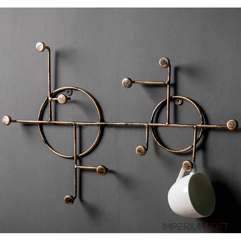 Дизайнерская вешалка в прихожую LaLume-KKK00116 от ImperiumLoft