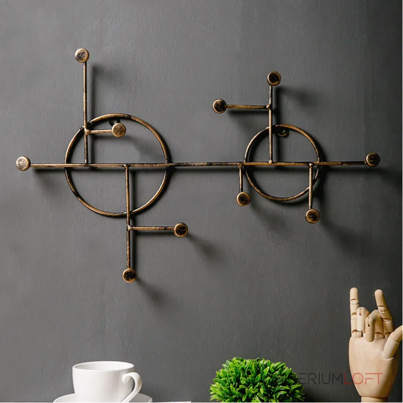 Дизайнерская вешалка в прихожую LaLume-KKK00116 от ImperiumLoft