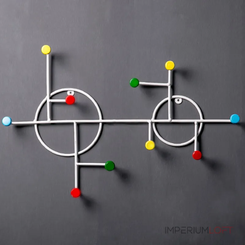 Дизайнерская вешалка в прихожую LaLume-KKK00116 от ImperiumLoft