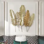 Дизайнерский настенный декор листья LaLume-KKK00136 от ImperiumLoft