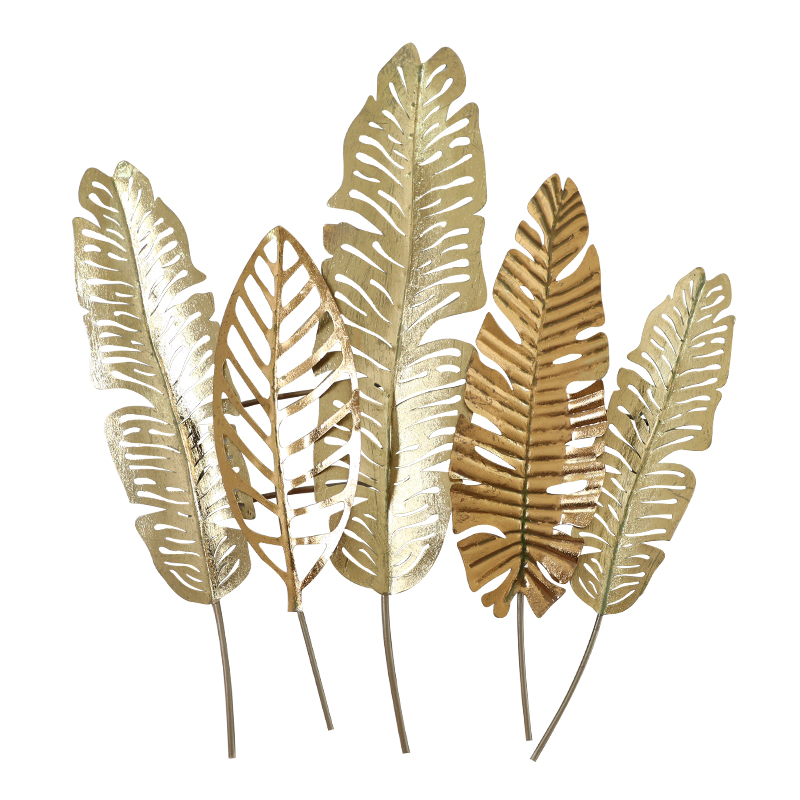 Дизайнерский настенный декор листья LaLume-KKK00136 от ImperiumLoft