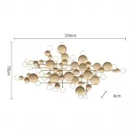 Дизайнерский настенный декор LaLume-KKK00350 от ImperiumLoft