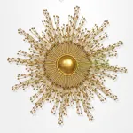 Дизайнерский настенный декор зеркало LaLume-KKK00399 от ImperiumLoft