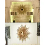 Дизайнерский настенный декор зеркало LaLume-KKK00399 от ImperiumLoft