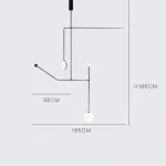 Люстра на штанге LINES