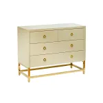 Комод со стеклянной столешницей бежевый KFG005E7 от ImperiumLoft