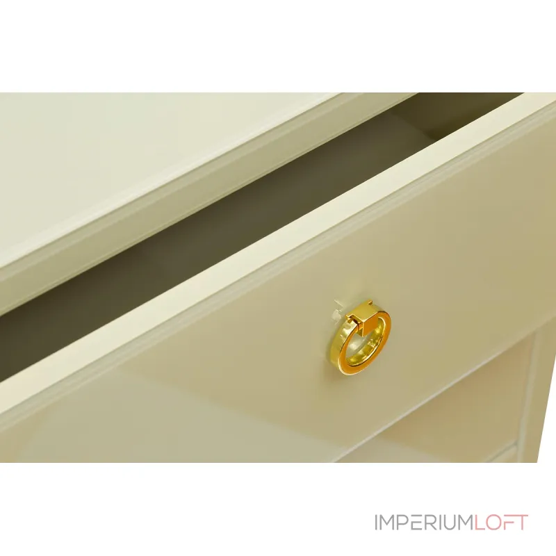 Комод со стеклянной столешницей бежевый KFG005E7 от ImperiumLoft Комод со стеклянной столешницей бежевый KFG005E7 от ImperiumLoft