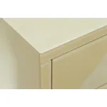 Комод со стеклянной столешницей бежевый KFG005E7 от ImperiumLoft