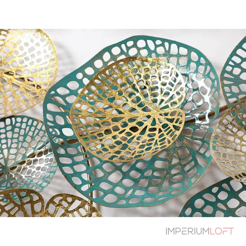 Дизайнерский настенный декор листья LaLume-KKK00152 от ImperiumLoft