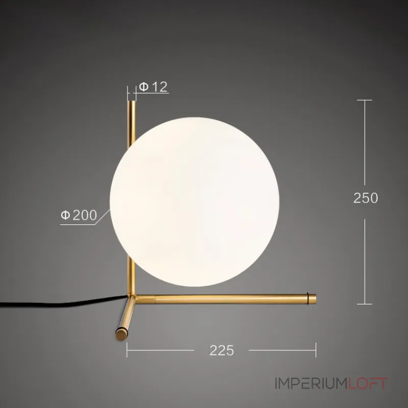 Настольная лампа STEM TAB D22,5 от ImperiumLoft