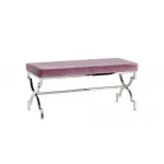 Банкетка велюровая дымчато-сиреневая 47ED-BEN006-LL от ImperiumLoft