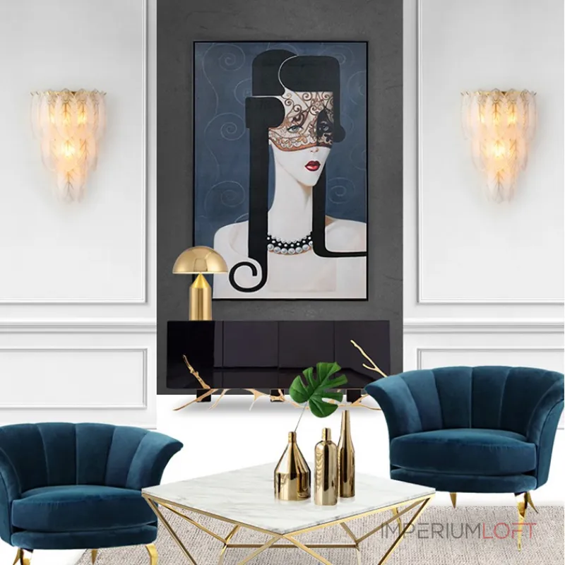 Настенный светильник PLUMAGE WALL 1R от ImperiumLoft Настенный светильник PLUMAGE WALL 1R от ImperiumLoft