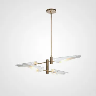 Люстра на штанге BEAM 4 Белый