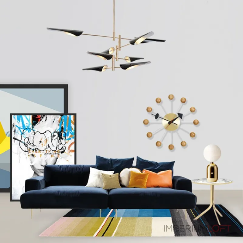 Люстра на штанге BEAM 6 Белый