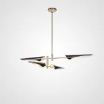 Люстра на штанге BEAM 4 Черный